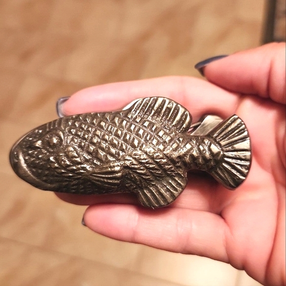 Anthropologie Other - Anthropologie Brass Fish Paper/Letter Clip